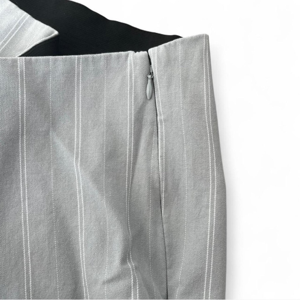 A New Day Gray Striped Pants Size 6 - Picture 4 of 4